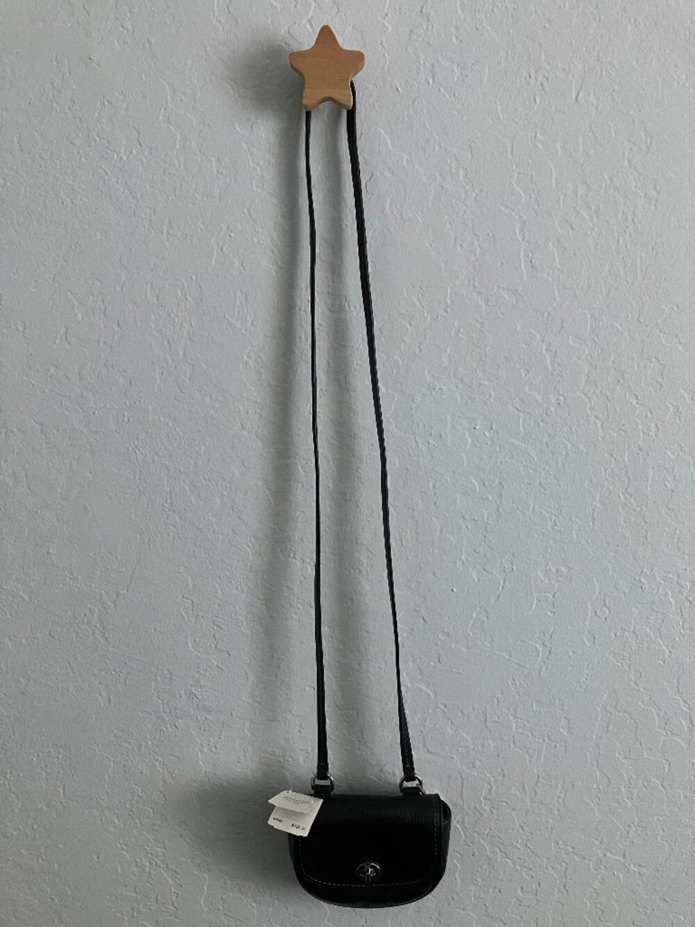 Coach The Park Mini Leather Crossbody Bag in Black New with Tags